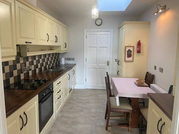The kitchen.
