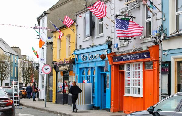 Ballina enjoyed a huge boost in 2023 when US President Joe Biden visited the town. Picture: Paul Faith/AFP via Getty Images