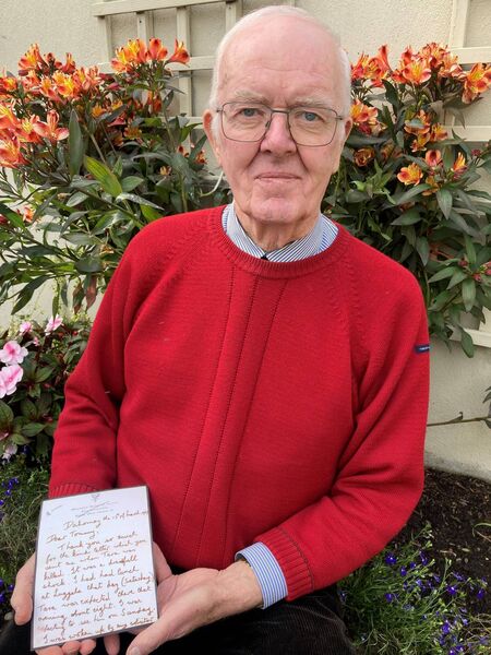 Thomas Kirrane was born in Irishtown and became principal teacher at the local national school. When Tara Browne was killed, he wrote a letter of sympathy to the family and Garech Browne replied: "It was a dreadful shock ...I was told at 3 o'clock in the morning and I had to break the news to my mother...Oh God, I do miss him. I suppose I always will." Thomas Kirrane's son Kevin is pictured with the letter Garech sent to his father. 