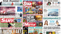 What the papers say: New Year's Day's front pages