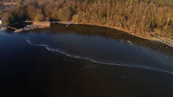 Lough Carra was fully frozen over in times past. Picture: Tom Quinn