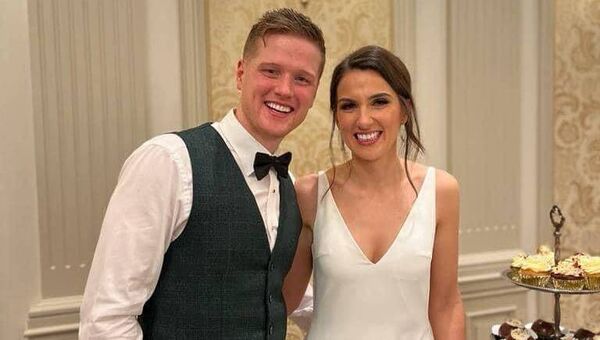 Kiefer Craig, son of George and Brenda Craig, The Square, Charlestown, on the occasion of his wedding to Helen Gilmartin, Tubbercurry, daughter of Pat and Marian Gilmartin which took place on New Year’s Eve.