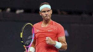 Rafael Nadal wins again on return from injury in Brisbane Rafael Nadal wins again on return from injury in Brisbane