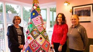 Local Notes: Crochet Christmas Tree in Knockmore Resource Centre