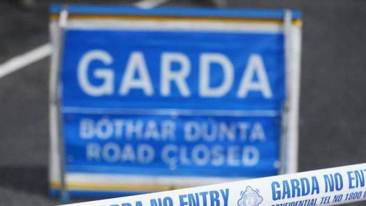Emergency services at scene of two vehicle collision in Mayo