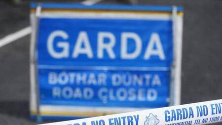Emergency services at scene of two vehicle collision in Mayo