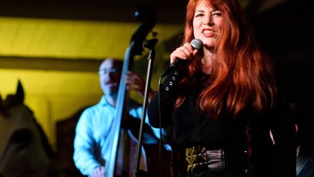 Christine is 'back home' after a long voyage in pursuit of her art