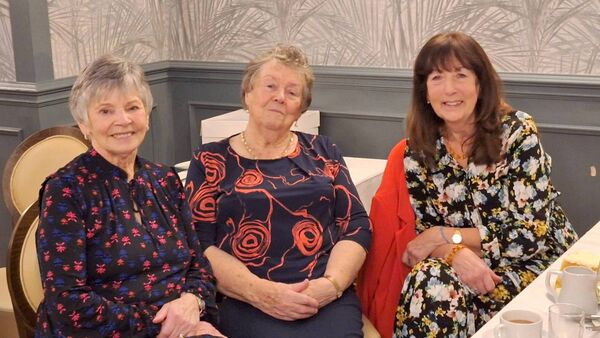 Pictured at the 21st anniversary celebrations of Ballina Active Retirement Association were, from left: Geraldine McLoughlin, Phyllis Lavin and Margaret Loughrey.