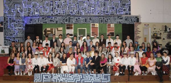 The Transition Year students at Jesus and Mary Secondary School, Gortnor Abbey, Crossmolina, who are staging 'Back to the Future' later this week. The Transition Year students at Jesus and Mary Secondary School, Gortnor Abbey, Crossmolina, who are staging 'Back to the Future' later this week.