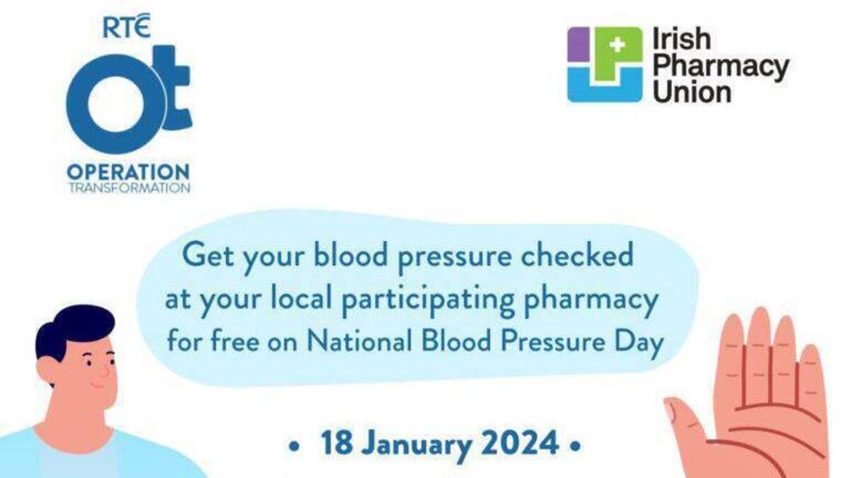 Free blood pressure checks in Mayo pharmacies this Thursday