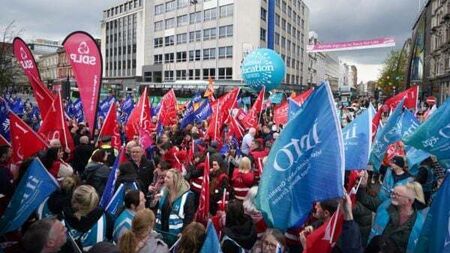Which public sector workers are going on strike in Northern Ireland and why?