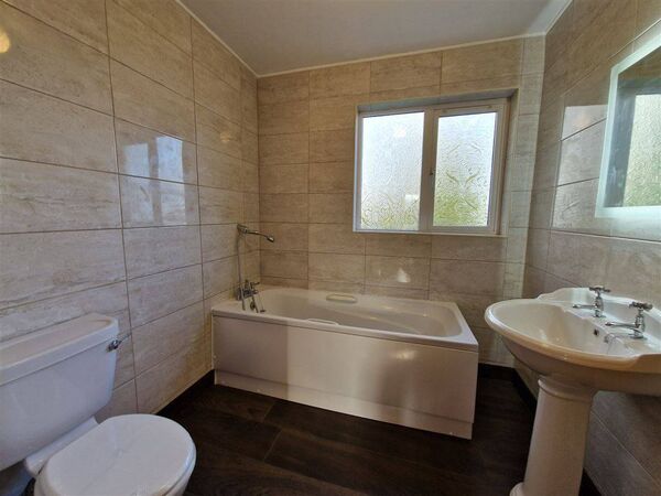 The bathroom.
