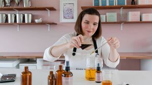 Elaine's skincare range is inspired by her beautiful rural environment
