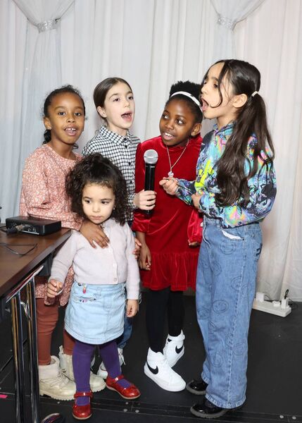 Young performers at Breaffy Community Council New Year Party for International Protection residents in Breaffy House Hotel. Full report on Page 15. Picture: Michael Donnelly