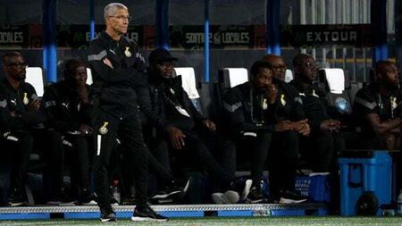 Ghana coach Chris Hughton back in firing line as exit looks imminent