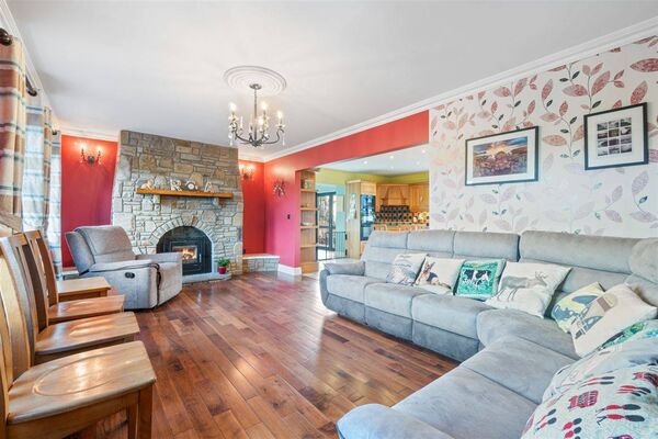 The living room.