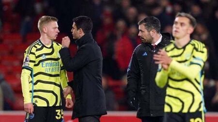 Mikel Arteta has no issue with Ben White and Oleksandr Zinchenko scuffle