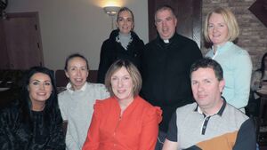 Local Notes: Attending the football presentation night in the Brusna Inn were a group from Charlestown