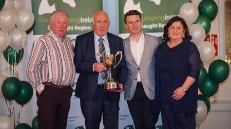 Local Notes: Richard Howley, Dooneen, Enniscrone, presented with the International Riders Award