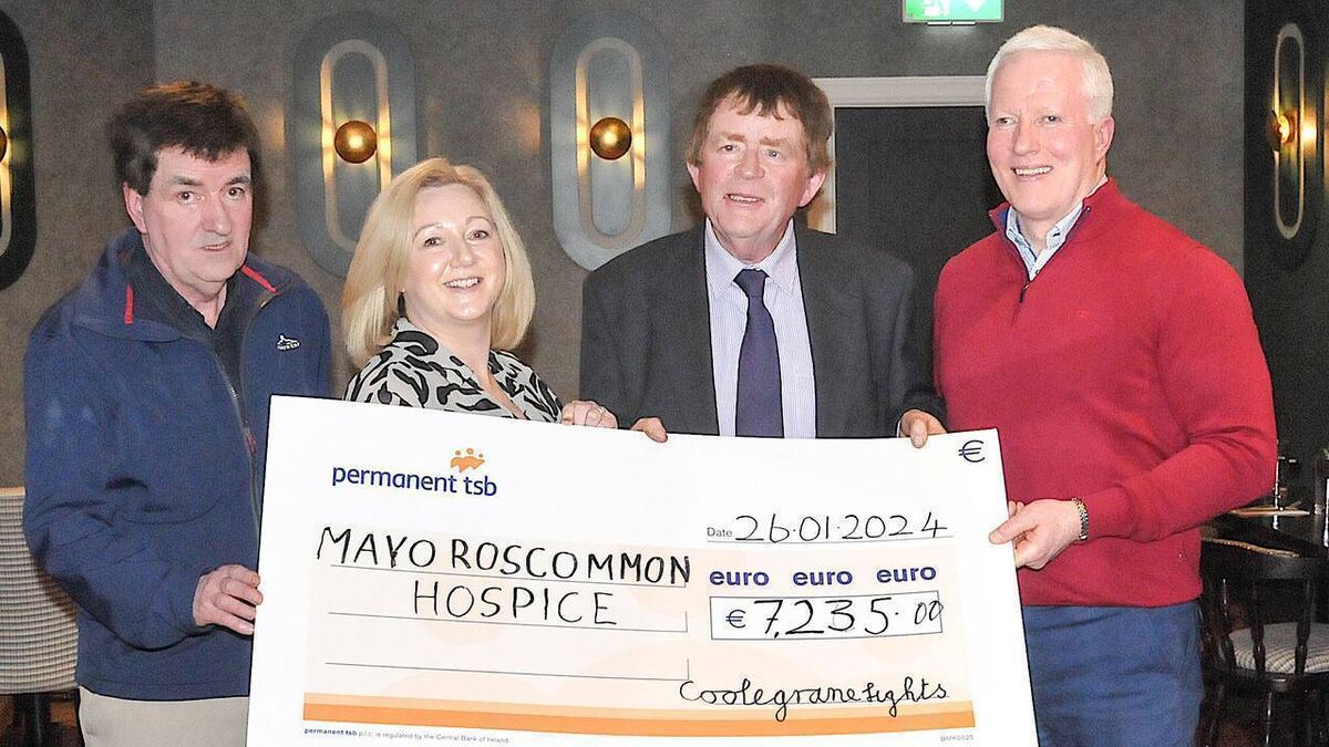 Local Notes: Kevin raises over €7,200 for Mayo Roscommon Hospice