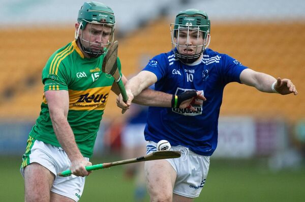 Castlelyons' Anthony Spillane fending off the attention of Tooreen's Fergal Boland in the 2023 All-Ireland club hurling semi-final. Picture: Ger Rogers Castlelyons' Anthony Spillane fending off the attention of Tooreen's Fergal Boland in the 2023 All-Ireland club hurling semi-final. Picture: Ger Rogers
