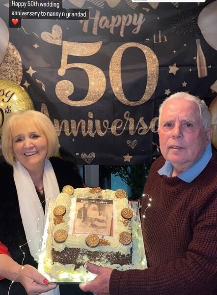 Kathleen and Thomas Humber, Mount Assumpta, Ballina celebrated their 50th wedding anniversary at the Ocean Sands Hotel in Enniscrone with their family and friends.