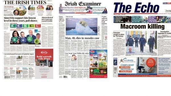 What the papers say: Thursday's front pages