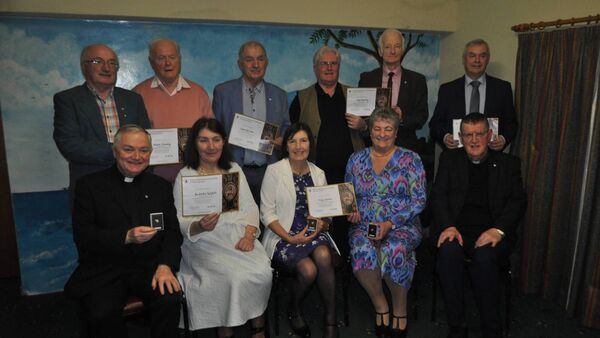 Local Notes: Mid Killala PTAA presentation of gold pins at social held in Hiney's, Crossmolina.