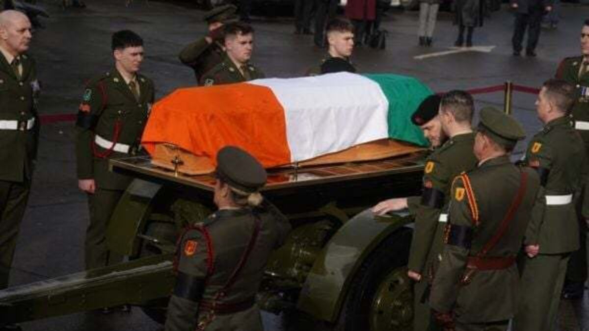John Bruton: State funeral takes place for ‘humble and unassuming’ former taoiseach