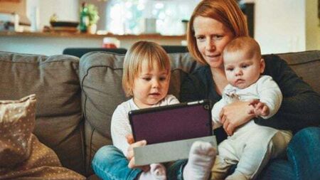 Two thirds of parents (61%) say wages barely cover monthly expenses, survey finds