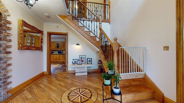 The hallway.