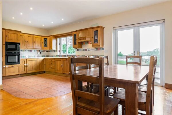 The kitchen area. The kitchen area.