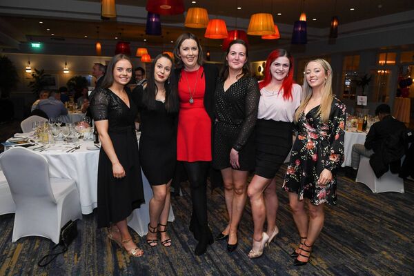 Pictured are Orla McHale, Claire Flanagan, Ella Nic an tSionnaigh, Emma Dunne, Janey McCauley and Amanda Leahy.