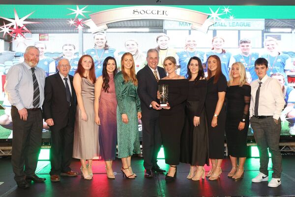 The all-conquering Manulla FC soccer team who dominated the Mayo Women's League in 2023. Picture: Michael Donnelly The all-conquering Manulla FC soccer team who dominated the Mayo Women's League in 2023. Picture: Michael Donnelly