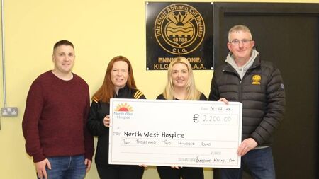 Local Notes: Enniscrone Kilglass GAA Club present proceeds of Tractor Run to North West Hospice