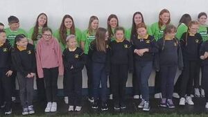 Local Notes: Scoil Naisiunta Corrchloch a thug cuairt ar Cholasite Bhreandain Naofa, Erris.