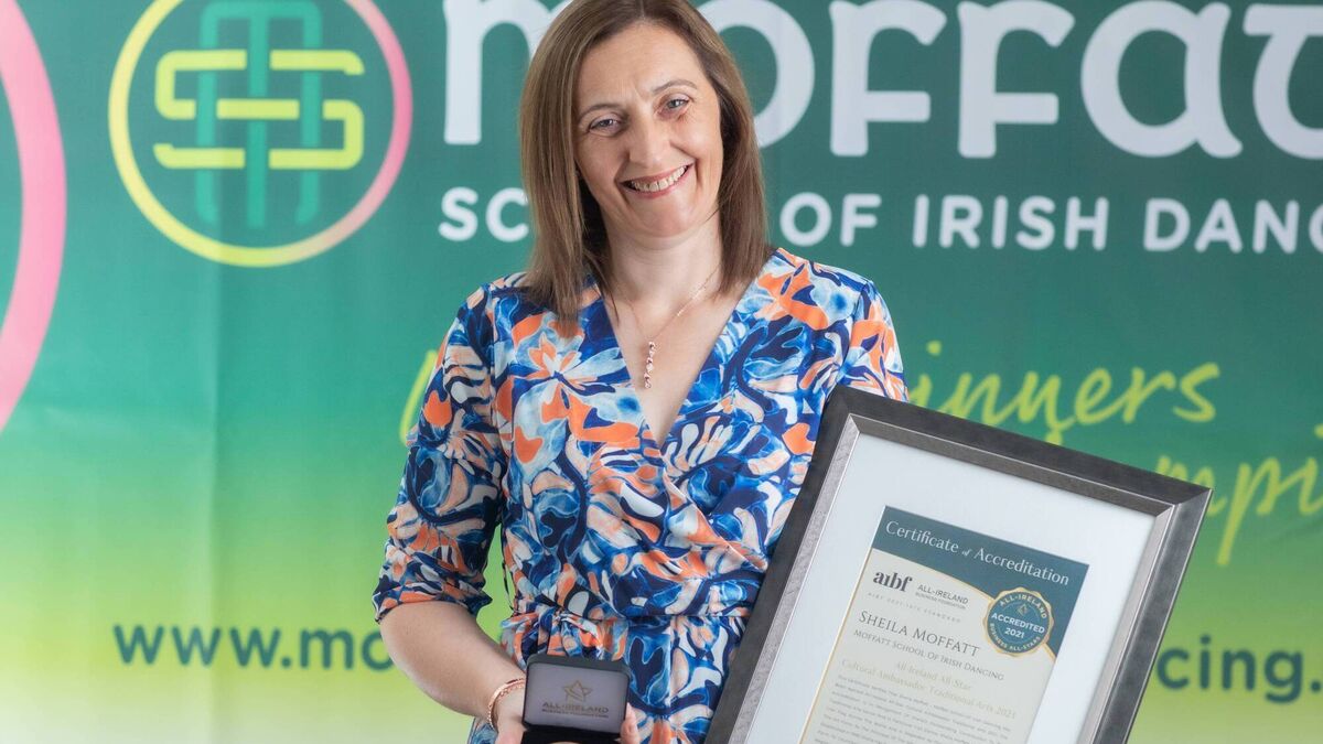 Sheila's made a living from her love of Irish dancing