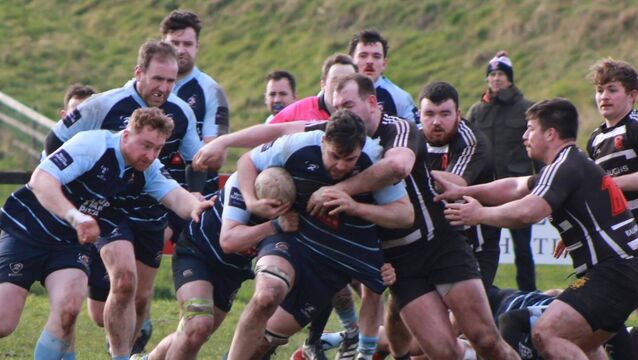<p>Castlebar RFC powered through to the Connacht Cup semi-final after a battle with Mayo rivals Ballinrobe. Picture: Castlebar Rugby Club</p>
