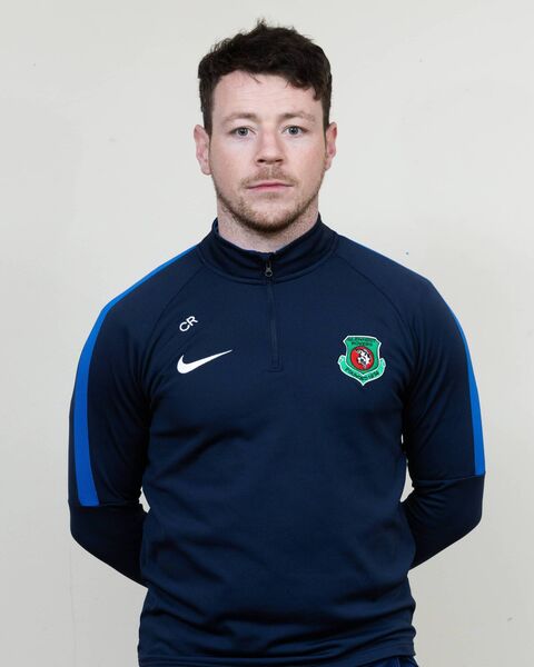 Glenhest Rovers captain Chris Rowland.