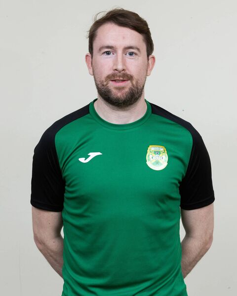 Castlebar Celtic 'B' joint head coach Daire Duffy.