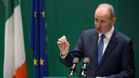 Tánaiste accuses Sinn Féin of being ‘silent on Palestine while in the US’