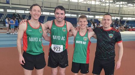 Mayo AC win 11 medals at Connacht Indoor Championships