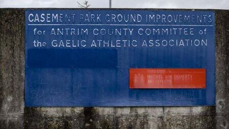 UK government urged to ‘make position clear’ around rebuilding of Casement Park