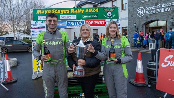 Husband and wife rally duo fastest in Mayo