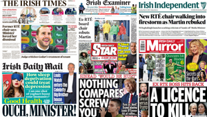 What the papers say: Tuesday's front pages What the papers say: Tuesday's front pages