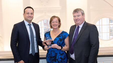 Jo is recognised as Vision Ireland Shop Volunteer of the Year