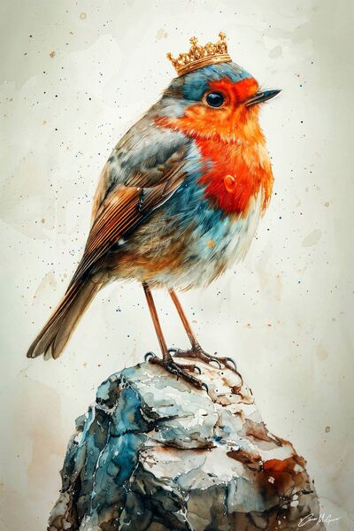 Despite its heavy commercialisation, the robin has never entirely been denuded of its mystic, otherworldly quality. Illustration: Conor McGuire Despite its heavy commercialisation, the robin has never entirely been denuded of its mystic, otherworldly quality. Illustration: Conor McGuire