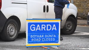 Emergency services at scene of three vehicle collision in Mayo