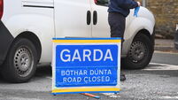 Emergency services at scene of three vehicle collision in Mayo