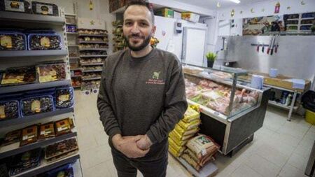 Syrian says he feels welcome after opening new shop following arson attack